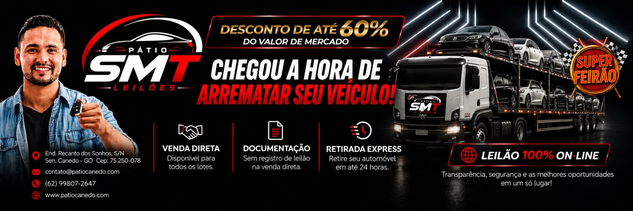 Chegou a hora de arrematar seu veículo