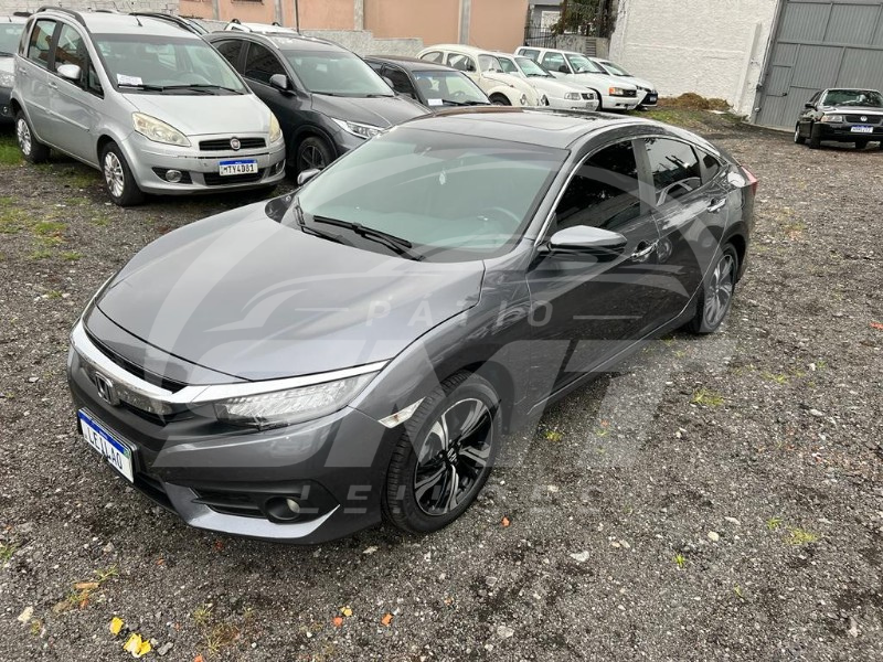 HONDA CIVIC TOURING CVT; 2018/2018; CINZA; GASOLINA