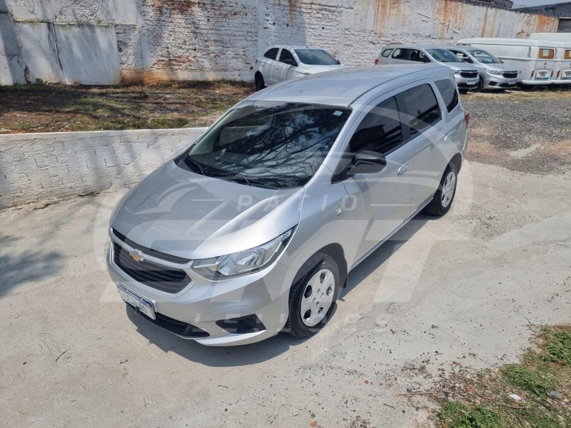 CHEVROLET SPIN 1.8L MT LS E.; 2021/2021; PRATA; ALCO.GASOL