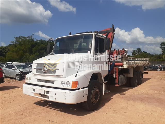 MERCEDES-BENZ L 1620 2007/2008 BRANCO C/ MUCK