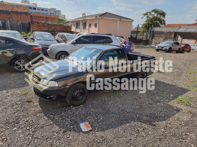VW SAVEIRO 1.6 SUPER SURF; 2003/2004; PRETA; ALCO.GASOL