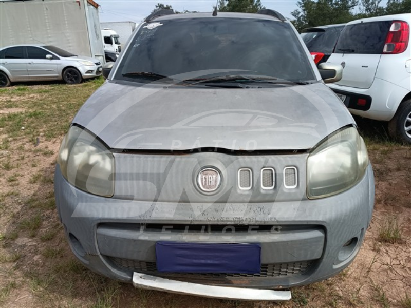 FIAT - UNO WAY 1.0 CINZA 2013/2014 ALCO/GASO