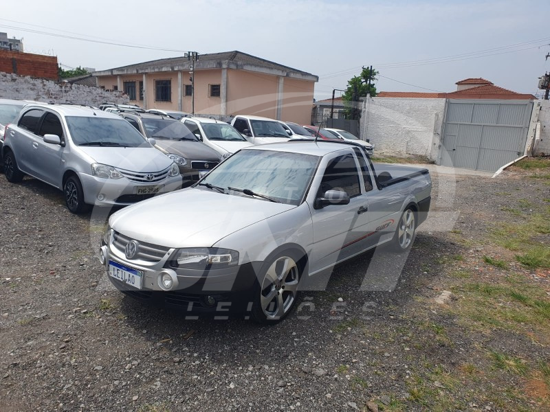 VW SAVEIRO 1.8 SURF; 2008/2009; PRATA; ALCO.GASOL