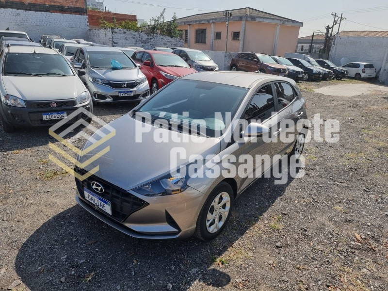 HYUNDAI HB20 10M VISION; 2022/2022; PRATA; ALCO.GASOL